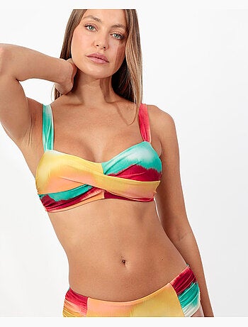 Bikini drapé boréal ADMAS pour femmes