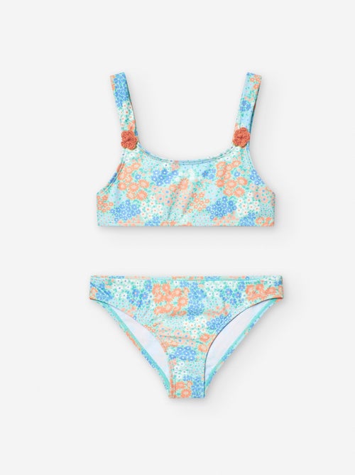 Bikini Floral avec Fleurs 3D - Kiabi