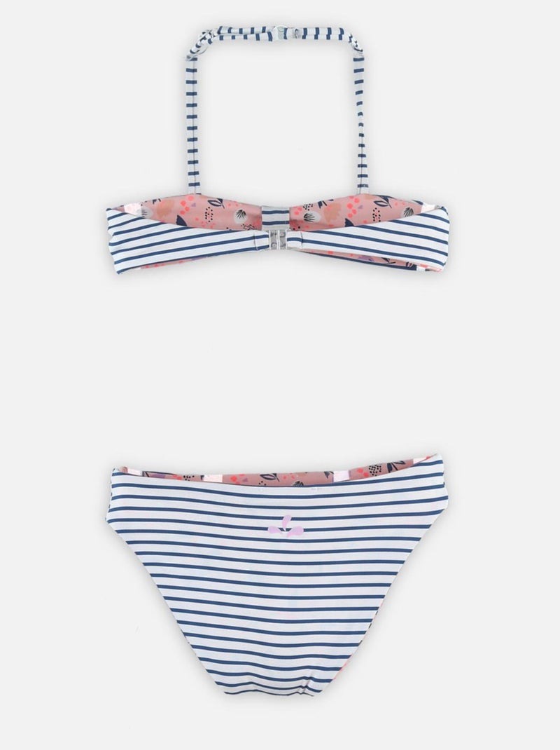 Bikini Reversible Archimède Rose - Kiabi