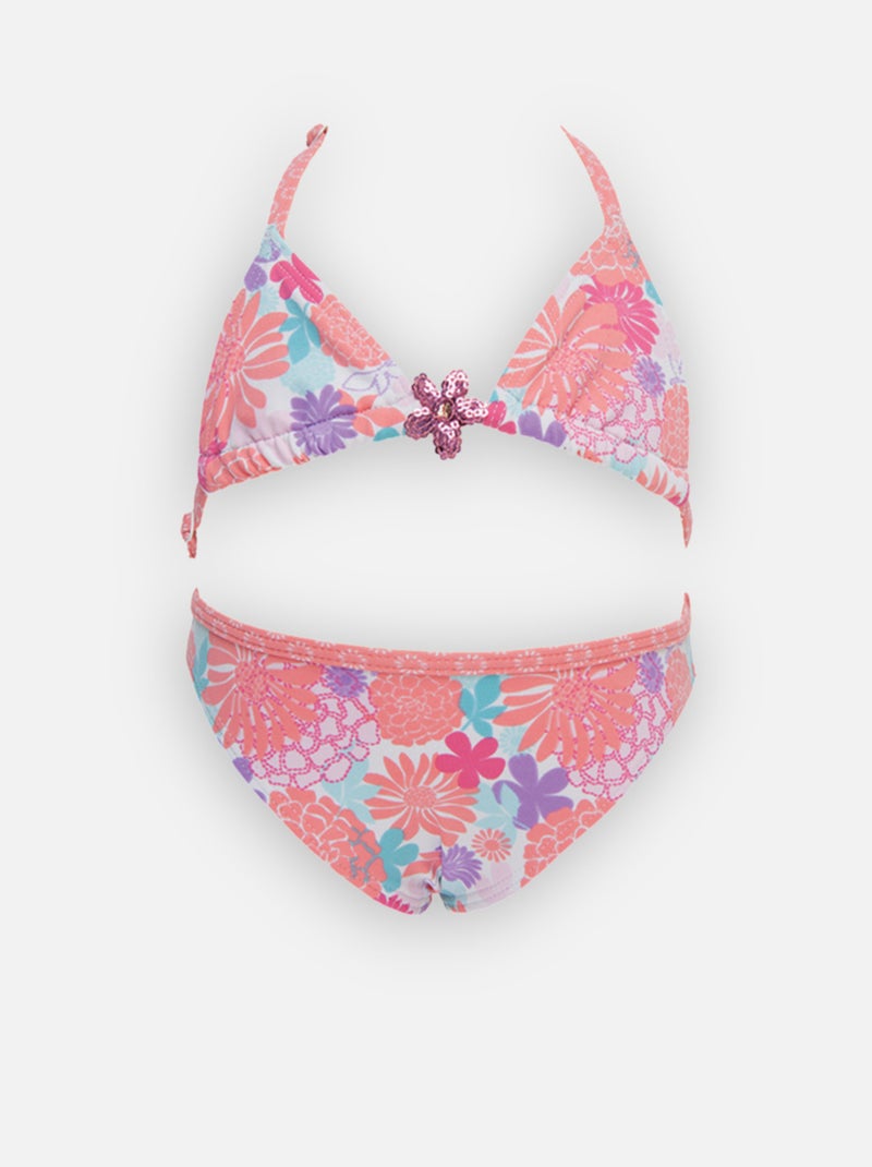 Bikini Tropical Archimède Orange - Kiabi