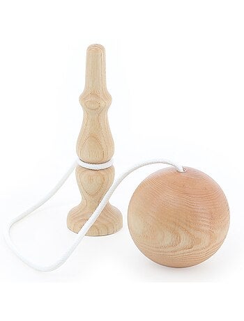 Bilboquet en bois massif