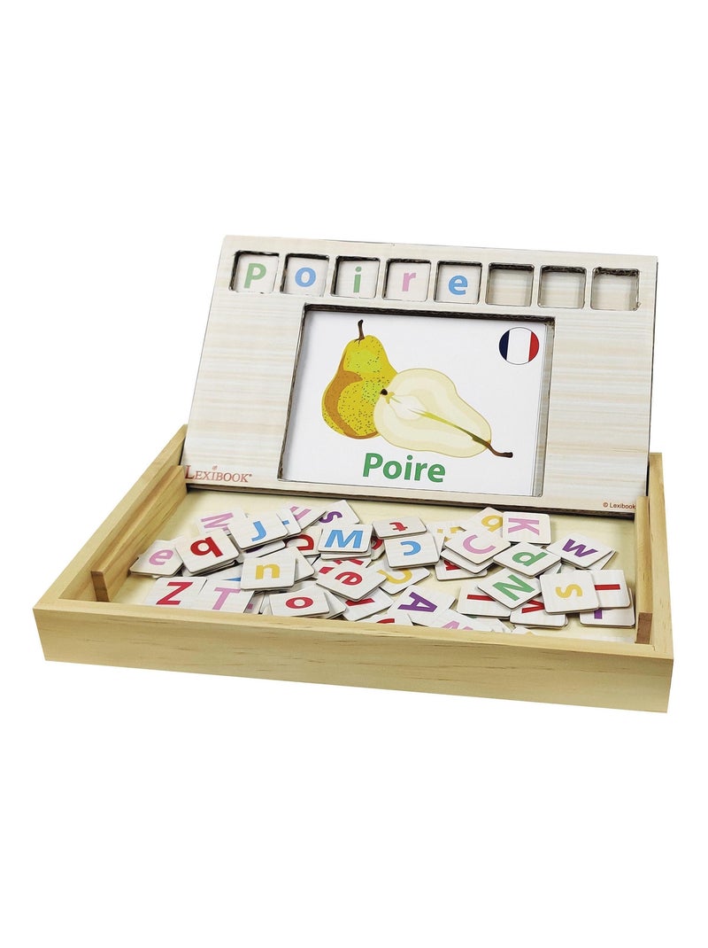 Bio Toys L’ecole Des Mots Bilingue Français- Anglais – Jeu En Bois N/A - Kiabi