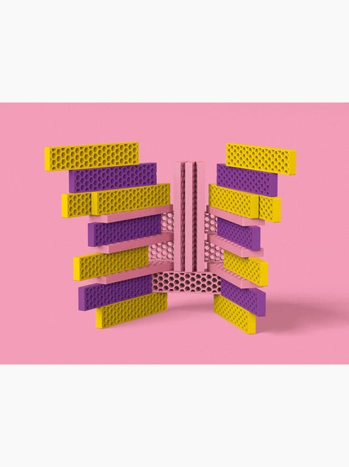 Bioblo Sweet Home 40 briques - Kiabi