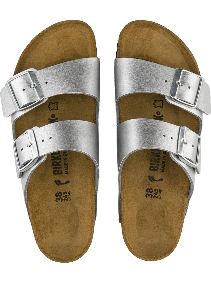 Birkenstock - Sandales coupe régulière ARIZONA Argenté - Kiabi