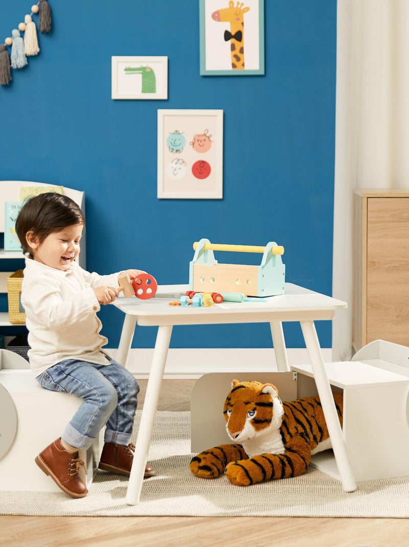 Biscay Bricks Table & Chaises Meubles pour enfants Gris - Kiabi