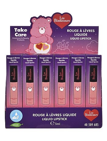 Bisounours - Rouge à Lèvres Liquide rose