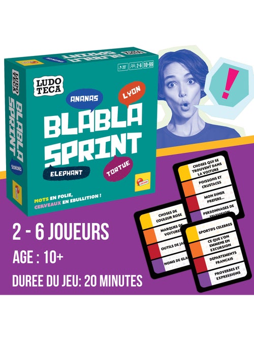 Blabla Sprint – Le Jeu de Mots Rapide et Créatif pour Toute la Famille – Lisciani - Kiabi Blabla Sprint – Le Jeu de Mots Rapide et Créatif pour Toute la Famille – Lisciani - Kiabi