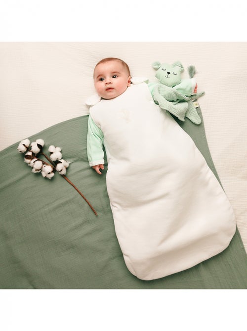 Blanc Avenue Bébé Lot de 2 Bodys manches longues imprimé - Kiabi