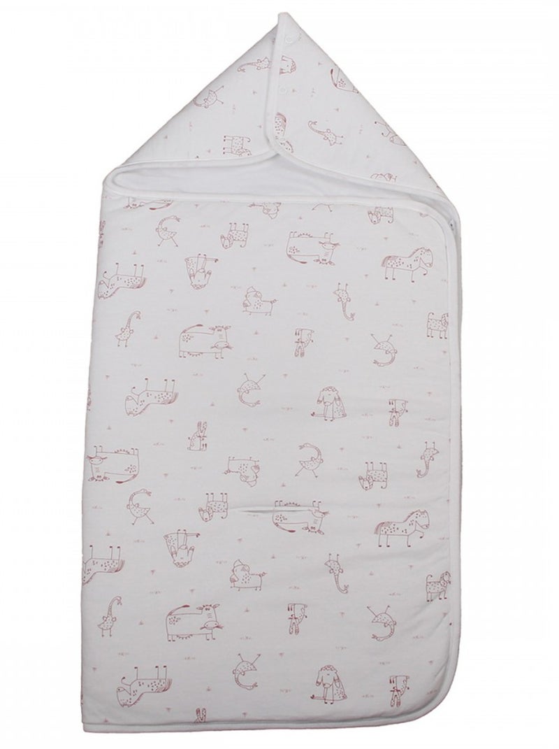 Blanc Avenue Bébé Nid D'ange Rouge brique - Kiabi