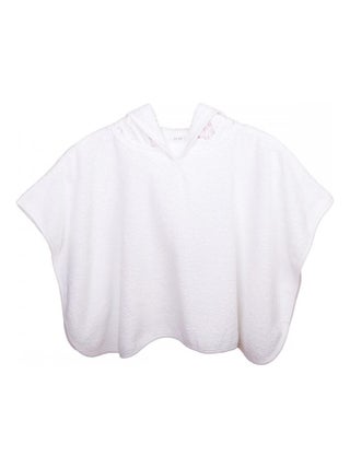 Blanc Avenue Bébé Poncho De Bain