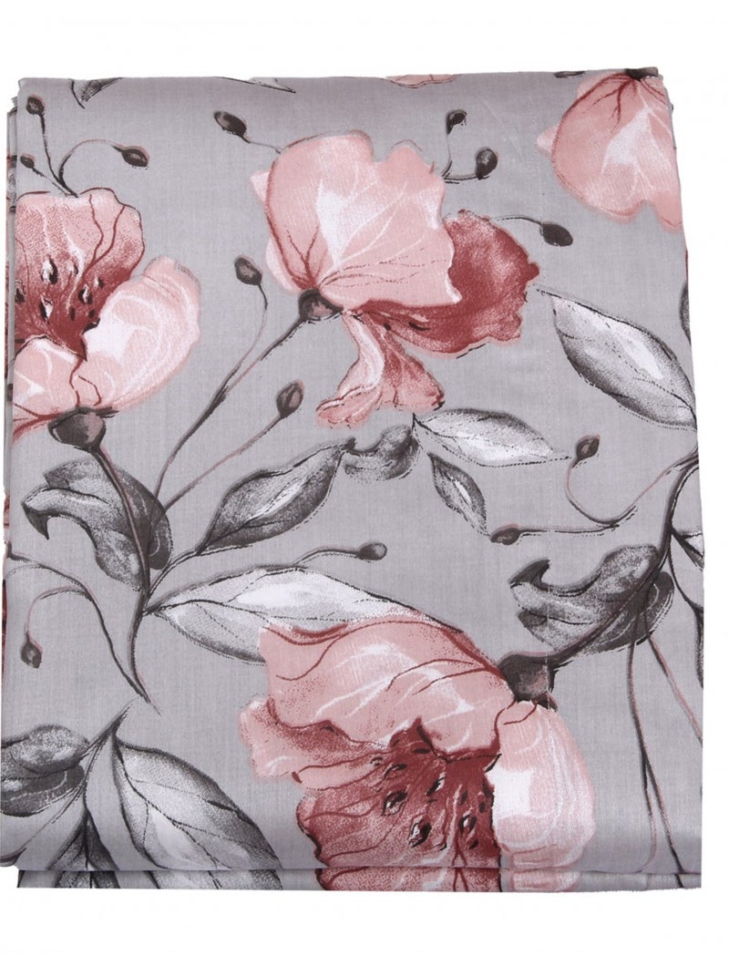 Blanc Avenue Drap Plat Satin De Coton Multicolore - Kiabi