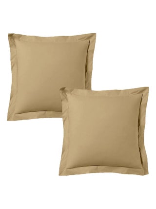 Blanc Avenue Lot De 2 Taies D'oreiller 63x63 Cm Satin De Coton