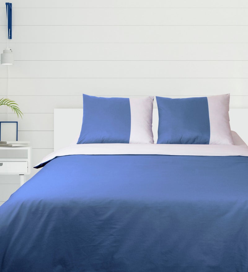 Blanc Avenue Parure De Lit Gris - Kiabi