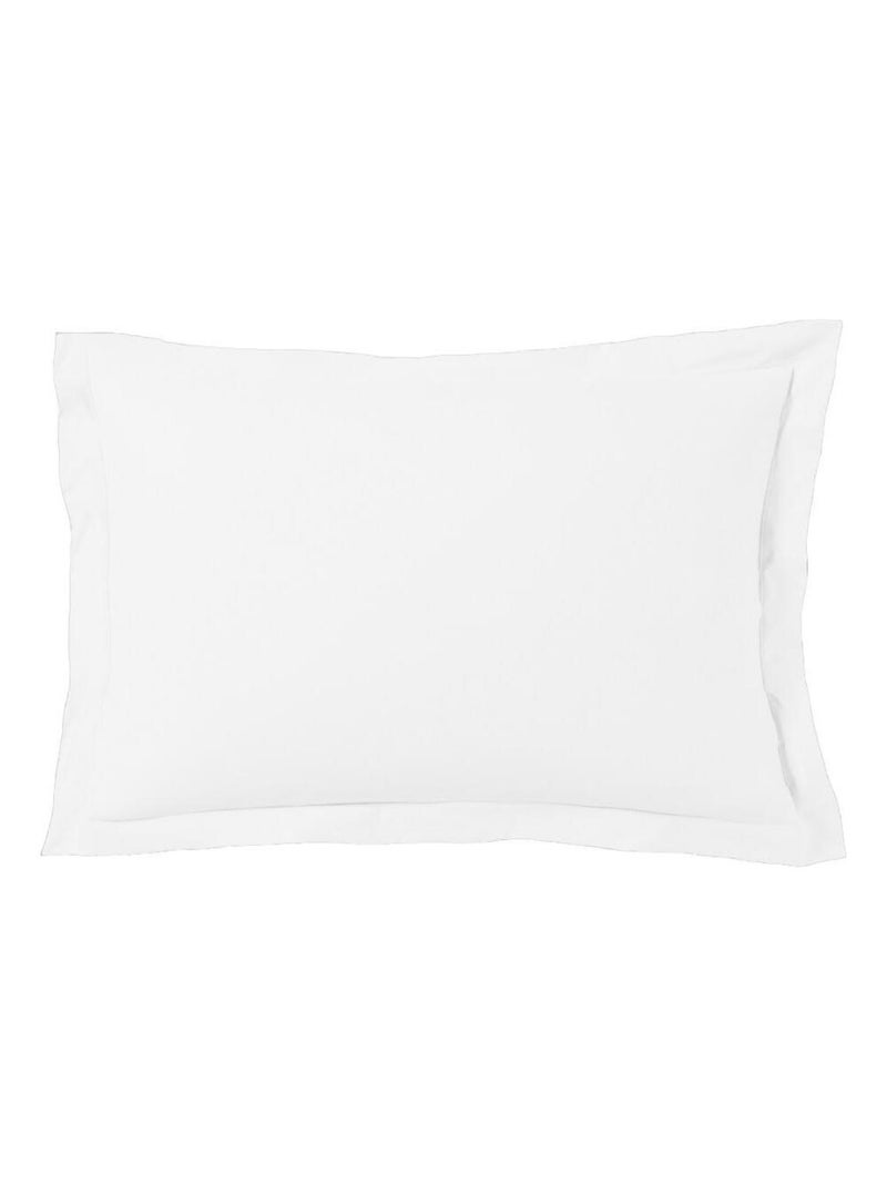 Blanc Avenue Taie D'oreiller 50x70 Cm Satin De Coton Blanc - Kiabi