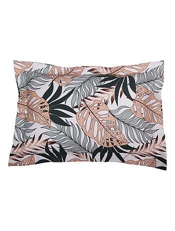 Blanc Avenue Taie D'oreiller 50x70 Cm Satin De Coton Imprimé