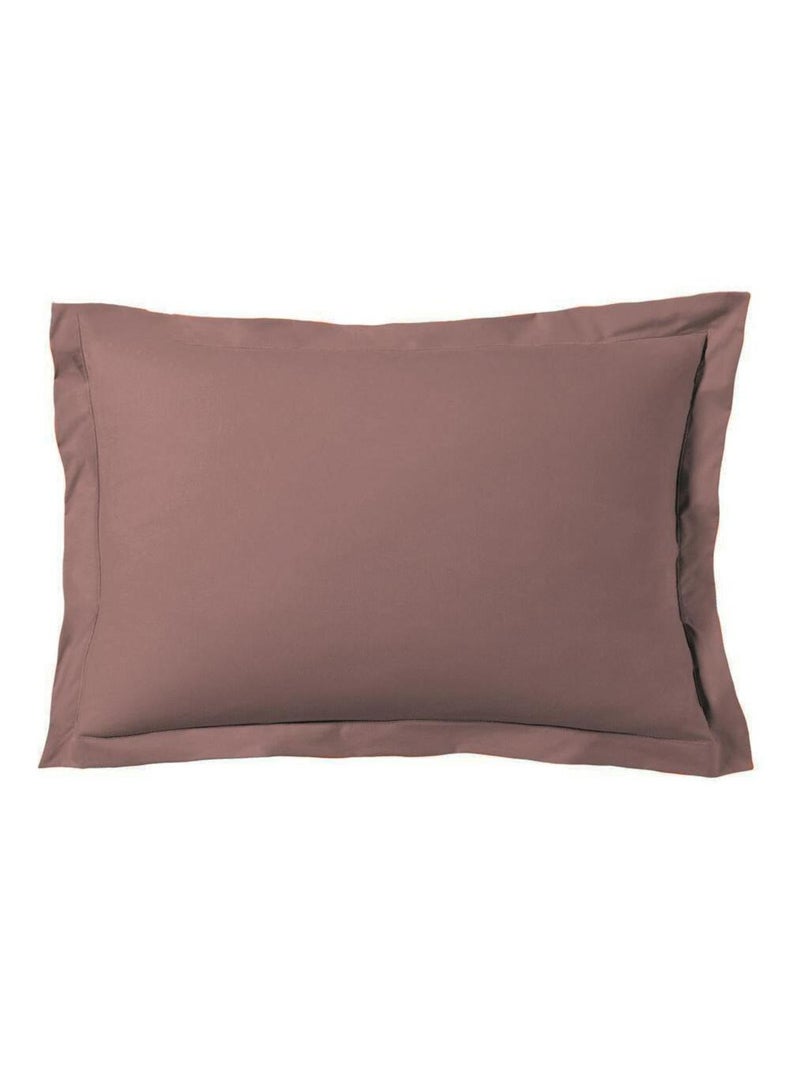 Blanc Avenue Taie D'oreiller 50x70 Cm Satin De Coton Rose - Kiabi
