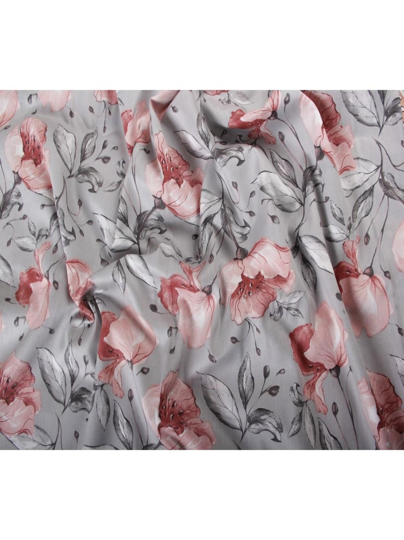 Blanc Avenue Taie D'oreiller 63x63 Cm Satin De Coton Imprimé Multicolore - Kiabi