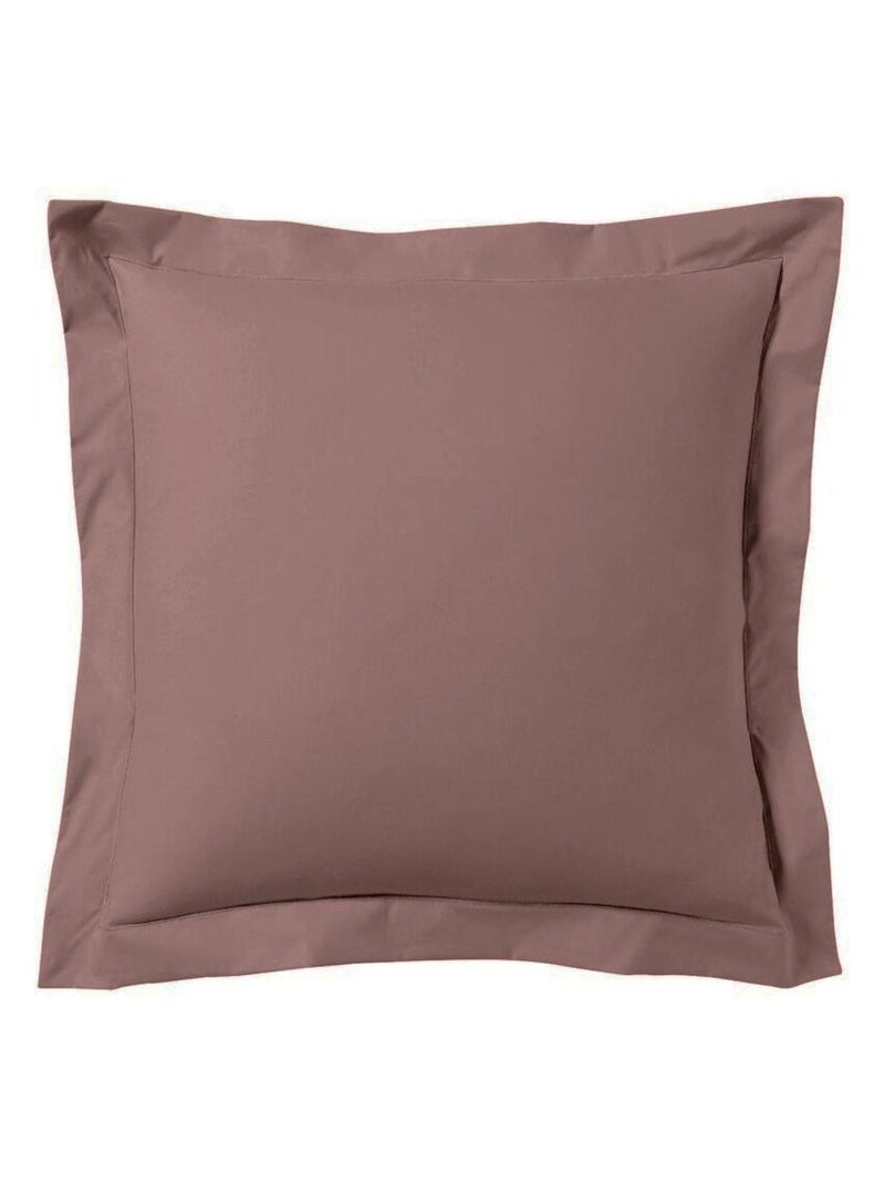 Blanc Avenue Taie D'oreiller 63x63 Cm Satin De Coton Rose - Kiabi