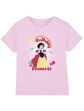 Blanche-Neige et les sept nains - T-shirt BIRTHDAY PRINCESS AND FRIENDS