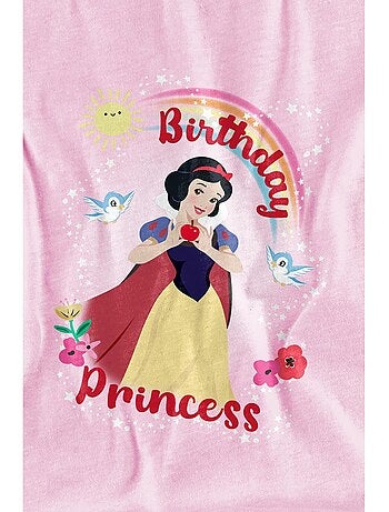 Blanche-Neige et les sept nains - T-shirt BIRTHDAY PRINCESS AND FRIENDS
