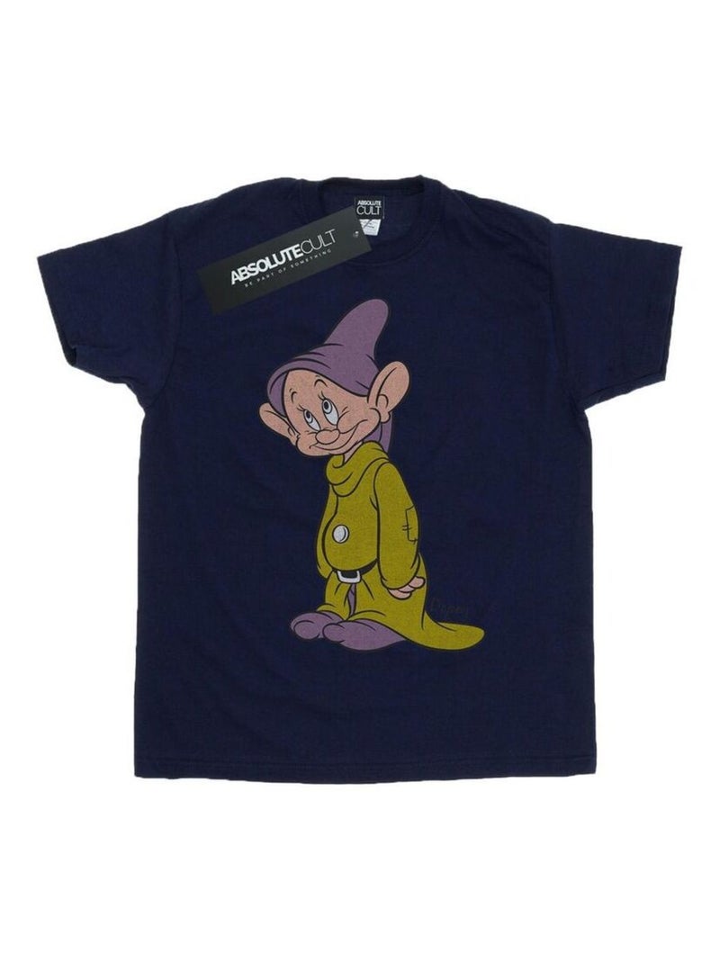 Blanche-Neige et les sept nains - T-shirt (Simplet) Bleu marine - Kiabi