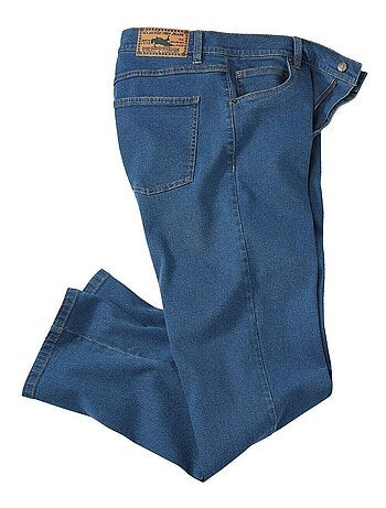 Blaue Regular-Jeans mit Stretch-Effekt - ATLAS FOR MEN