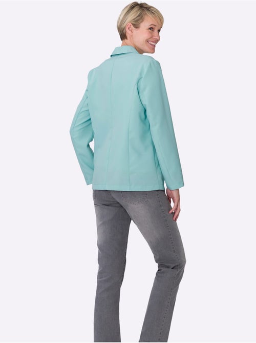 Blazer à col à revers avec deux fausses poches - Taille standard - Moda Vilona - Kiabi Blazer à col à revers avec deux fausses poches - Taille standard - Moda Vilona - Kiabi
