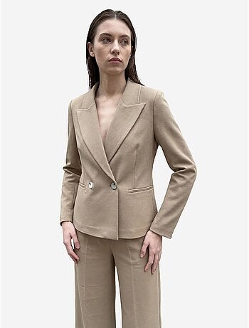 Blazer à col châle boutonné my fashion