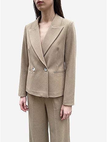 Blazer à col châle boutonné my fashion