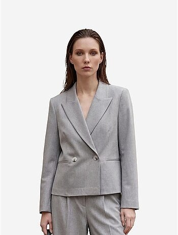 Blazer à col châle boutonné my fashion