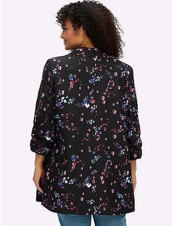 Blazer à Fleurs - Taille Standard - Sheego