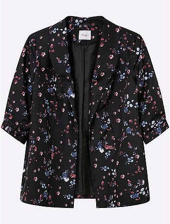 Blazer à Fleurs - Taille Standard - Sheego