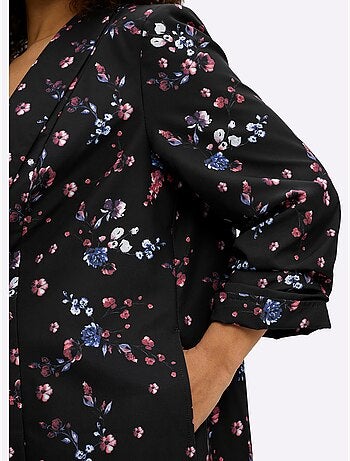 Blazer à Fleurs - Taille Standard - Sheego