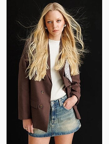 Blazer à manches longues et patch mixray
