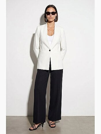 Blazer ajusté en crêpe dilvin