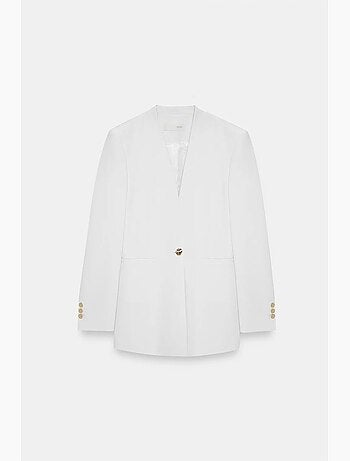 Blazer ajusté en crêpe dilvin