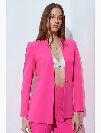 Blazer ajusté en crêpe dilvin