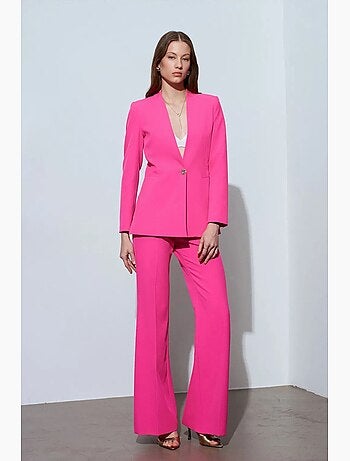 Blazer ajusté en crêpe dilvin