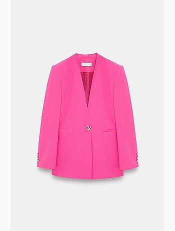 Blazer ajusté en crêpe dilvin