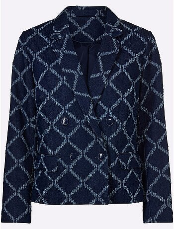 Blazer Aspect Jean Tendance - Taille Standard - Helline