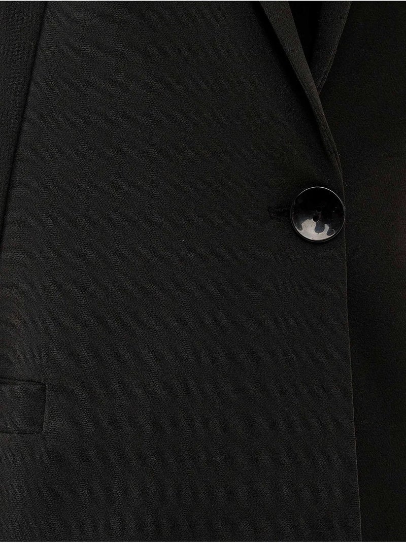 Blazer avec doublure détaillée Noir - Kiabi