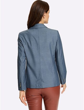 Blazer bel aspect chiné - taille standard - helline