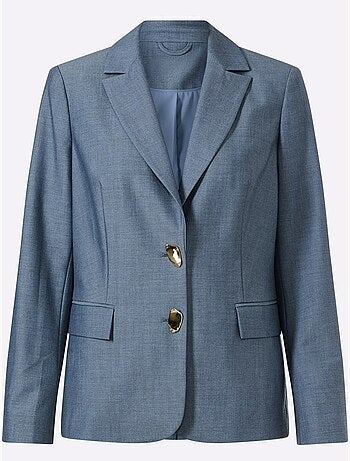 Blazer bel aspect chiné - taille standard - helline