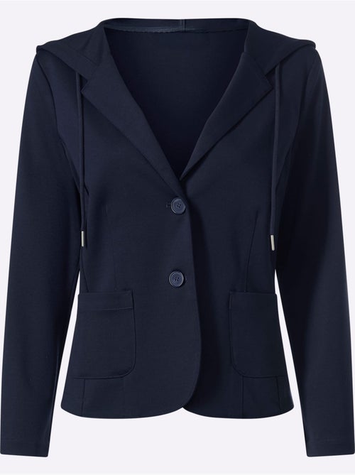 Blazer Belle Qualité Interlock - Taille Standard - Helline - Kiabi Blazer Belle Qualité Interlock - Taille Standard - Helline - Kiabi
