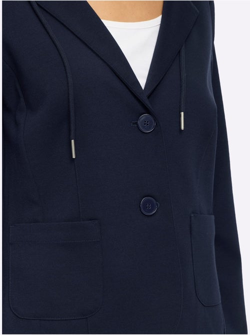 Blazer Belle Qualité Interlock - Taille Standard - Helline - Kiabi Blazer Belle Qualité Interlock - Taille Standard - Helline - Kiabi