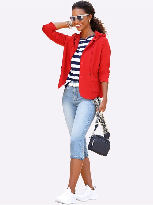 Blazer Belle Qualité Interlock - Taille Standard - Helline - Kiabi Blazer Belle Qualité Interlock - Taille Standard - Helline - Kiabi