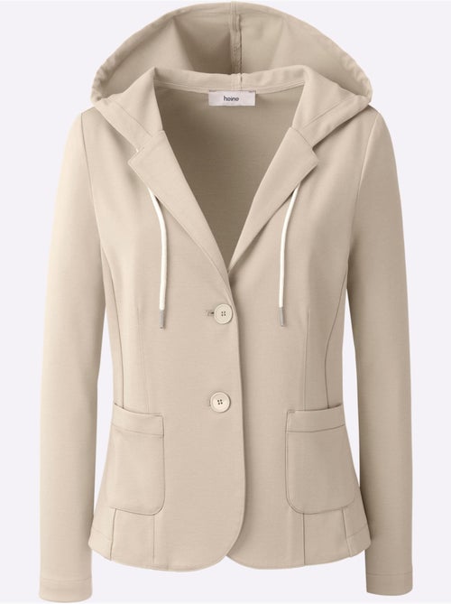 Blazer Belle Qualité Interlock - Taille Standard - Helline - Kiabi Blazer Belle Qualité Interlock - Taille Standard - Helline - Kiabi