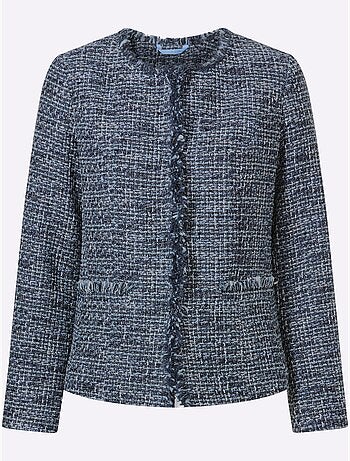 Blazer bouclé aspect bouclé élégant - taille standard - witt