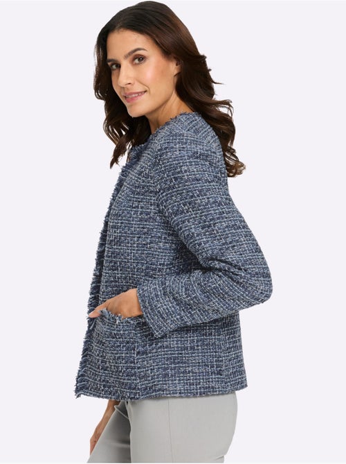 Blazer bouclé aspect bouclé élégant - taille standard - witt - Kiabi Blazer bouclé aspect bouclé élégant - taille standard - witt - Kiabi