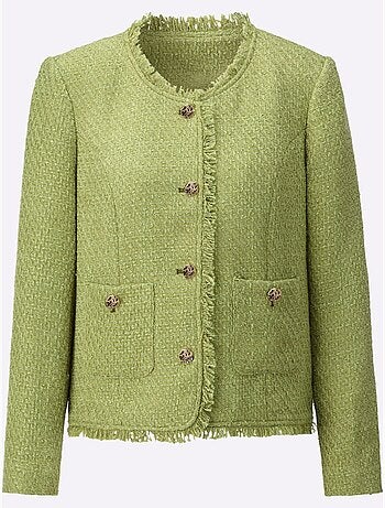 Blazer Bouclé Qualité Bouclé Légère - Taille Standard - Helline